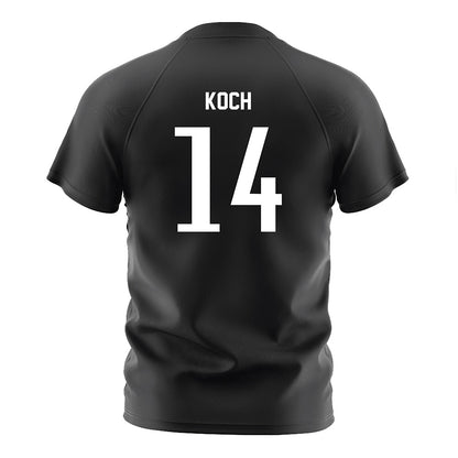 Anderson - NCAA Men's Soccer : Joachim Koch - Black Soccer Jersey-1