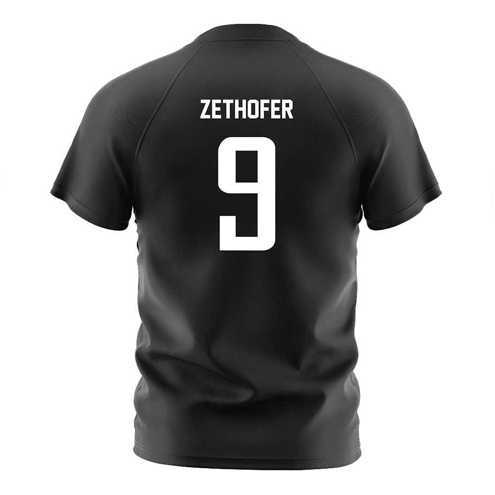 Anderson - NCAA Men's Soccer : Jonas Zethofer - Black Soccer Jersey-1