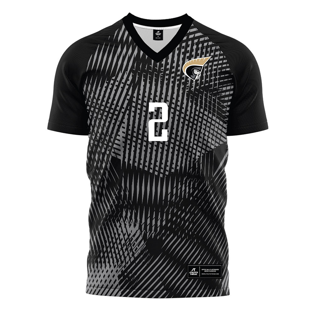 Anderson - NCAA Men's Soccer : Jamie Round - Black Soccer Jersey-0