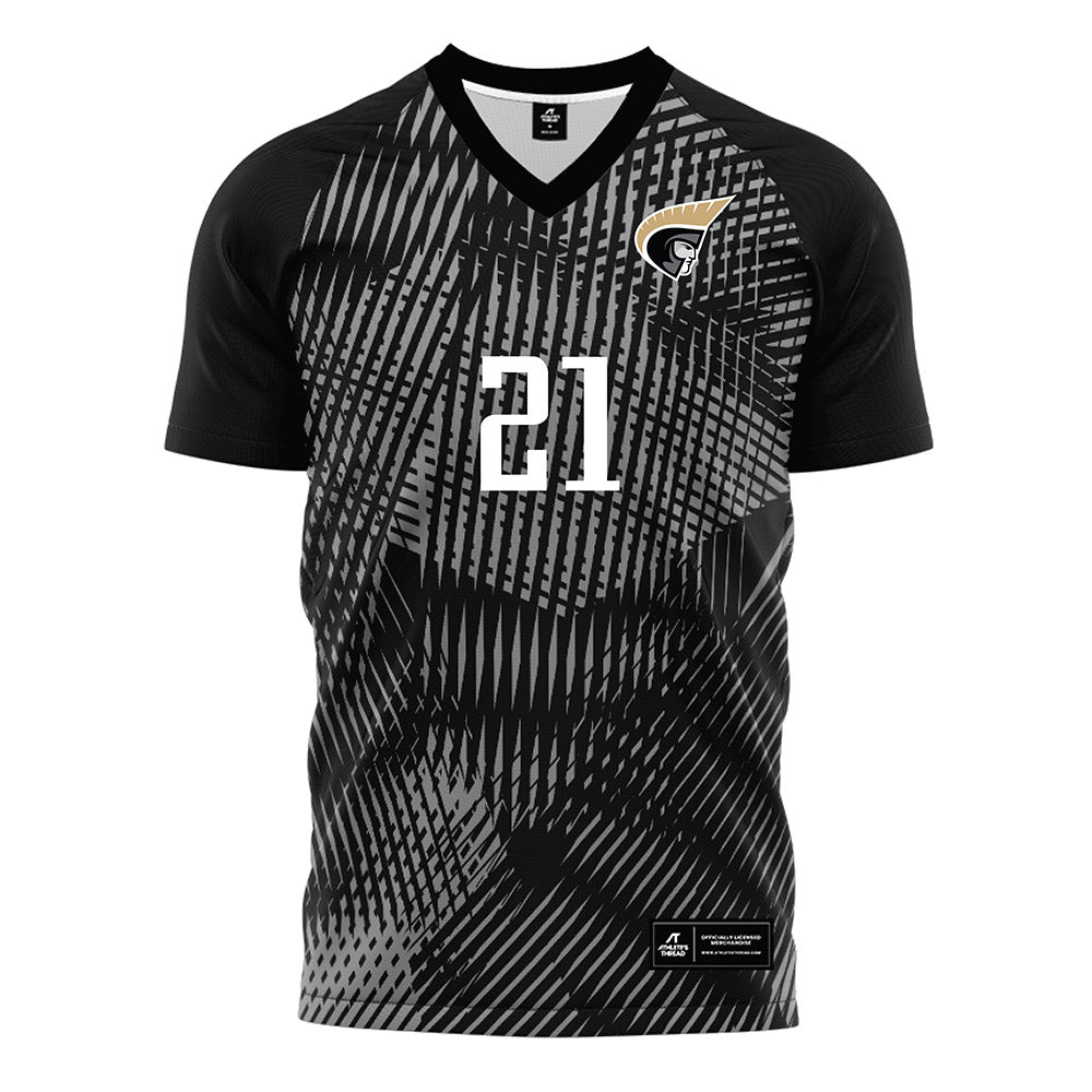 Anderson - NCAA Men's Soccer : Santiago Arce Alvarez - Black Soccer Jersey-0