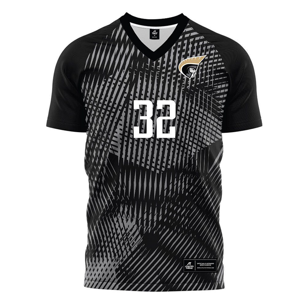 Anderson - NCAA Men's Soccer : Samuel Risell - Black Soccer Jersey-0