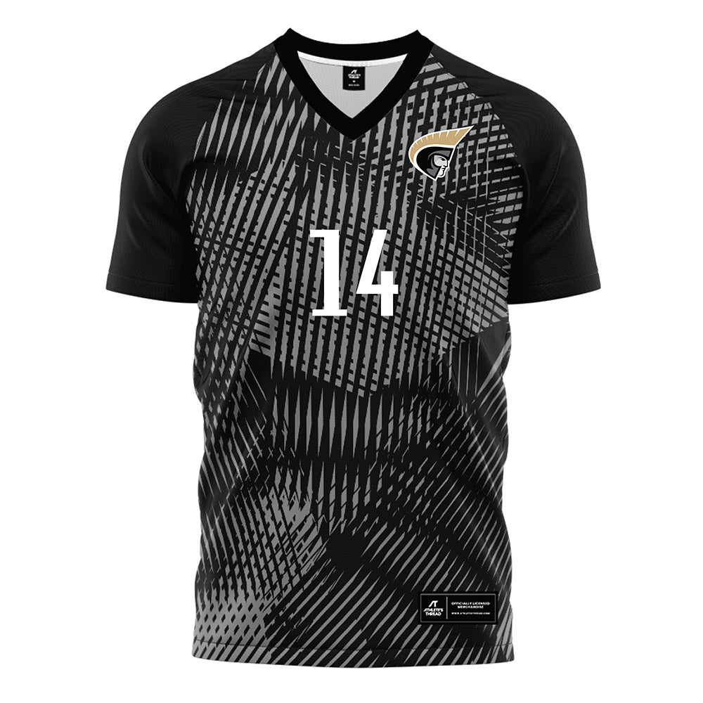 Anderson - NCAA Men's Soccer : Joachim Koch - Black Soccer Jersey-0