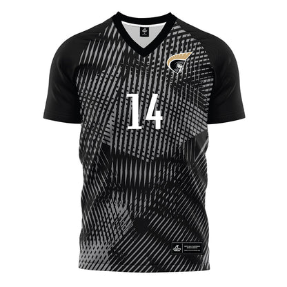 Anderson - NCAA Men's Soccer : Joachim Koch - Black Soccer Jersey-0