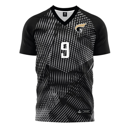 Anderson - NCAA Men's Soccer : Jonas Zethofer - Black Soccer Jersey-0