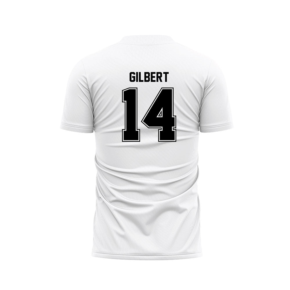 Anderson - NCAA Women's Soccer : Robbie Gilbert - White Soccer Jersey-1