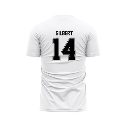 Anderson - NCAA Women's Soccer : Robbie Gilbert - White Soccer Jersey-1