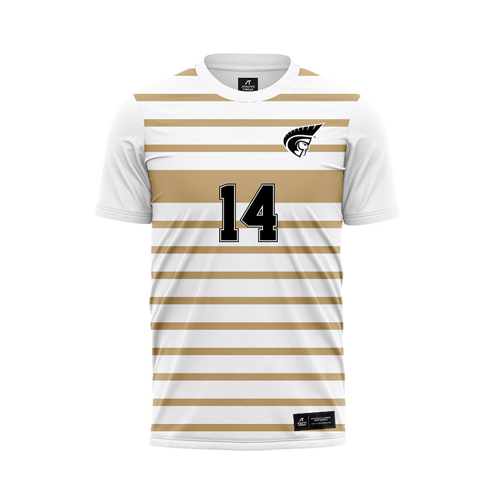 Anderson - NCAA Women's Soccer : Robbie Gilbert - White Soccer Jersey-0