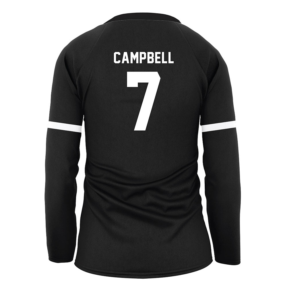 Anderson - NCAA Women's Volleyball : Emily Campbell - Black Volleyball Jersey-1