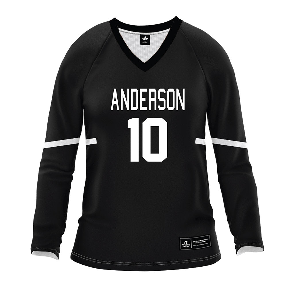 Anderson - NCAA Women's Volleyball : Karley Black - Black Volleyball Jersey-0