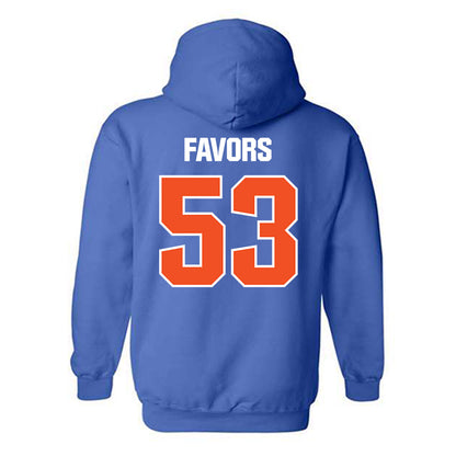 Morgan State - NCAA Football : Adorain Favors - Classic Shersey Hooded Sweatshirt-1