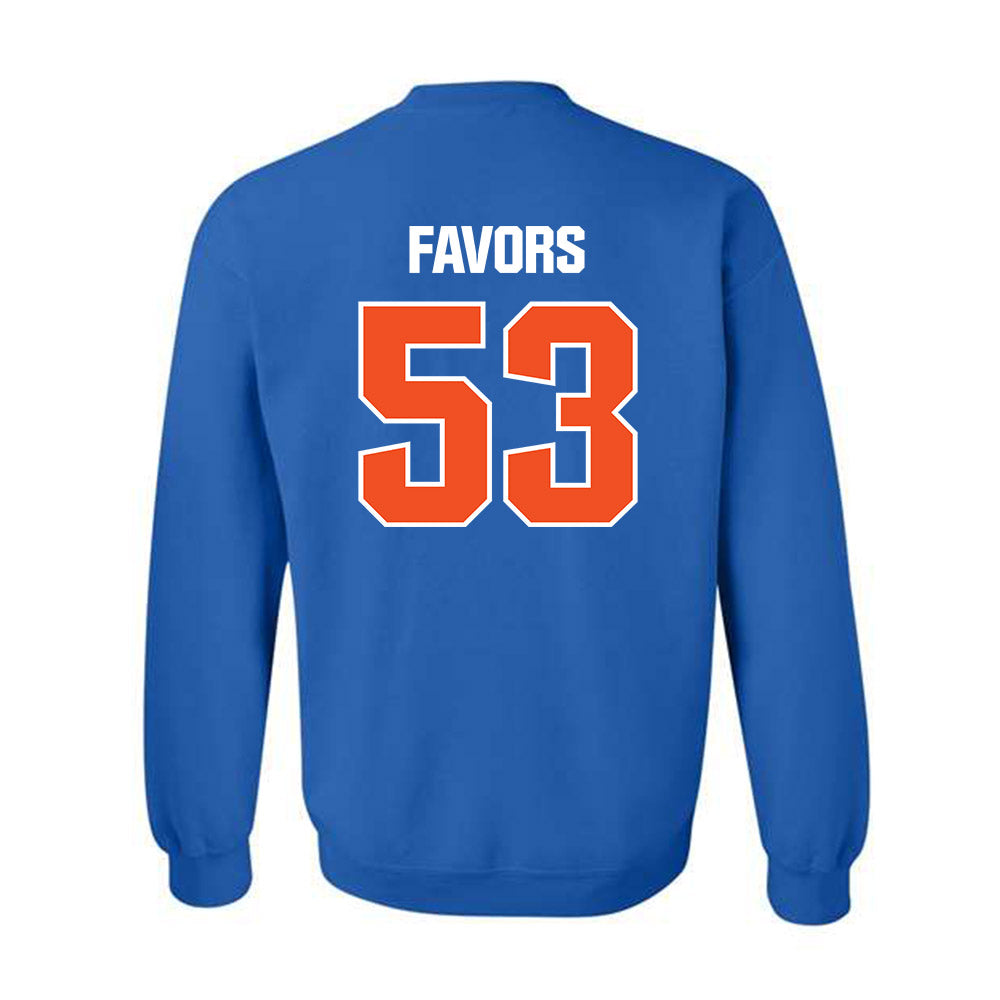 Morgan State - NCAA Football : Adorain Favors - Classic Shersey Crewneck Sweatshirt-1