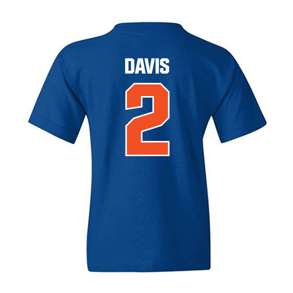 Morgan State - NCAA Men's Basketball : Elijah Davis - Classic Shersey Youth T-Shirt-1