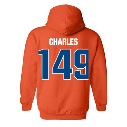 Morgan State - NCAA Wrestling : Yannis Charles - Classic Shersey Hooded Sweatshirt-1