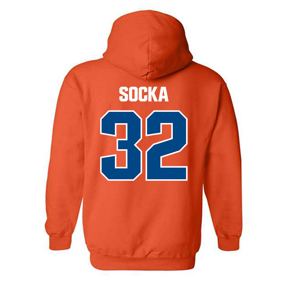 Morgan State - NCAA Men's Basketball : Jayden Socka - Classic Shersey Hooded Sweatshirt-1