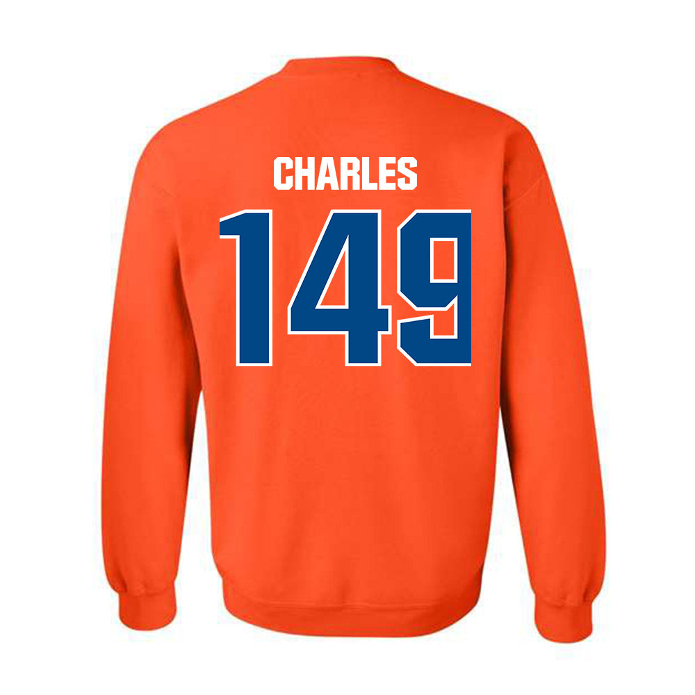 Morgan State - NCAA Wrestling : Yannis Charles - Classic Shersey Crewneck Sweatshirt-1
