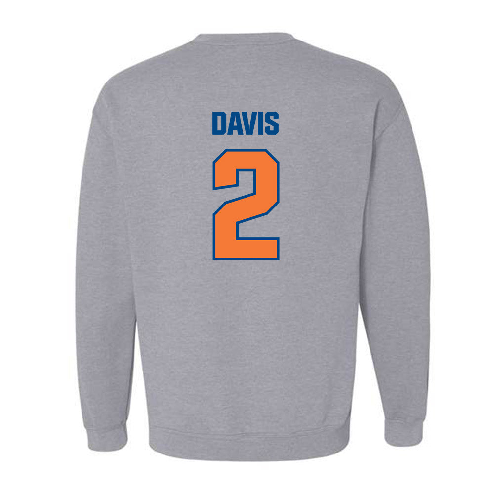 Morgan State - NCAA Men's Basketball : Elijah Davis - Classic Shersey Crewneck Sweatshirt-1