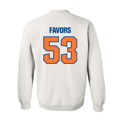 Morgan State - NCAA Football : Adorain Favors - Classic Shersey Crewneck Sweatshirt-1