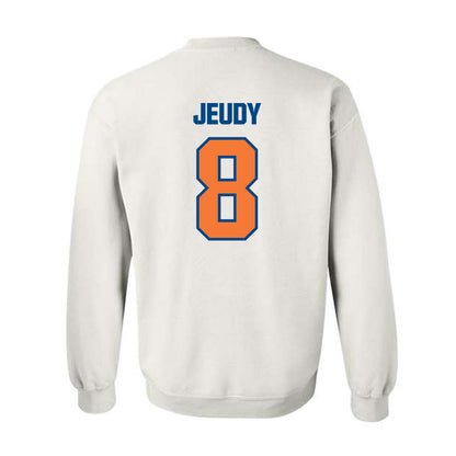 Morgan State - NCAA Football : Jordan Jeudy - Classic Shersey Crewneck Sweatshirt-1