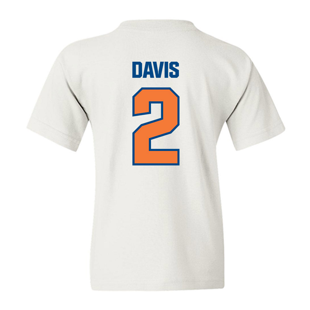 Morgan State - NCAA Men's Basketball : Elijah Davis - Classic Shersey Youth T-Shirt-1