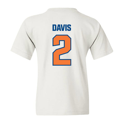 Morgan State - NCAA Men's Basketball : Elijah Davis - Classic Shersey Youth T-Shirt-1