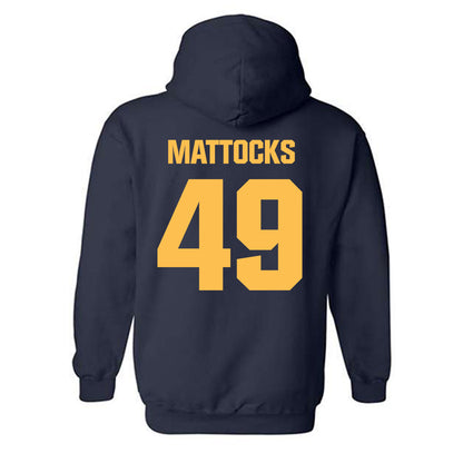 Morgan State - NCAA Football : Arturo Mattocks - Classic Shersey Hooded Sweatshirt-1