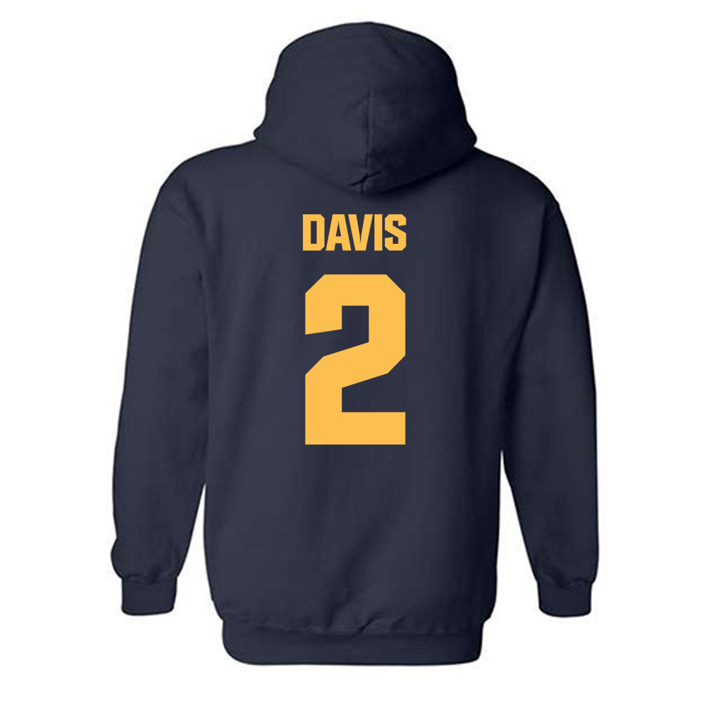 Morgan State - NCAA Men's Basketball : Elijah Davis - Classic Shersey Hooded Sweatshirt-1