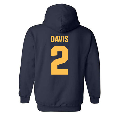Morgan State - NCAA Men's Basketball : Elijah Davis - Classic Shersey Hooded Sweatshirt-1