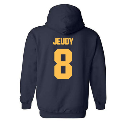 Morgan State - NCAA Football : Jordan Jeudy - Classic Shersey Hooded Sweatshirt-1