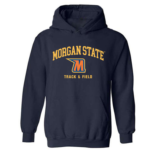 Morgan State - NCAA Men's Track & Field : Caleb Mincey - Classic Shersey Hooded Sweatshirt-0