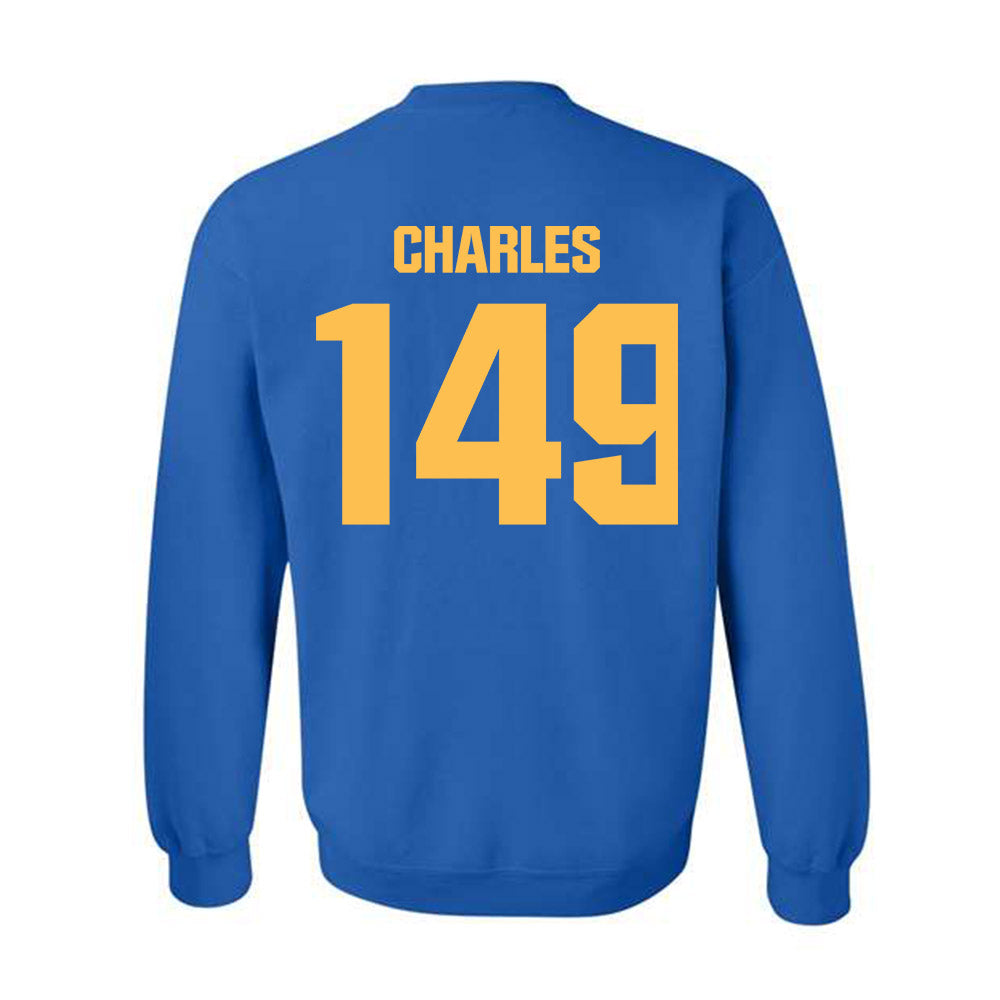 Morgan State - NCAA Wrestling : Yannis Charles - Classic Shersey Crewneck Sweatshirt-1
