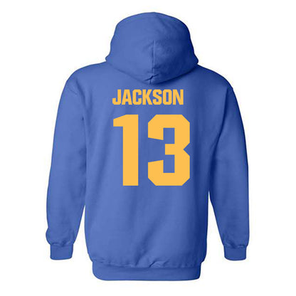 Morgan State - NCAA Football : Jayden Jackson - Classic Shersey Hooded Sweatshirt-1