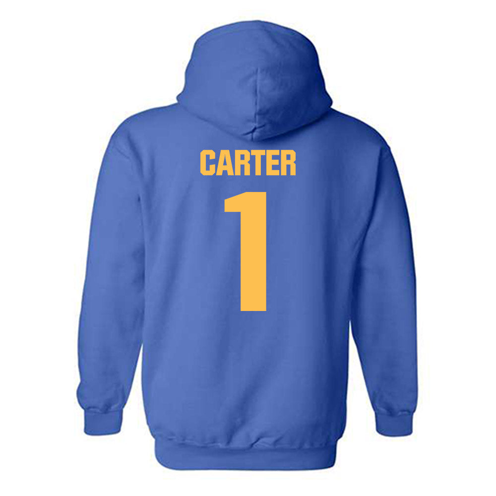 Morgan State - NCAA Football : Jadon Carter - Classic Shersey Hooded Sweatshirt-1