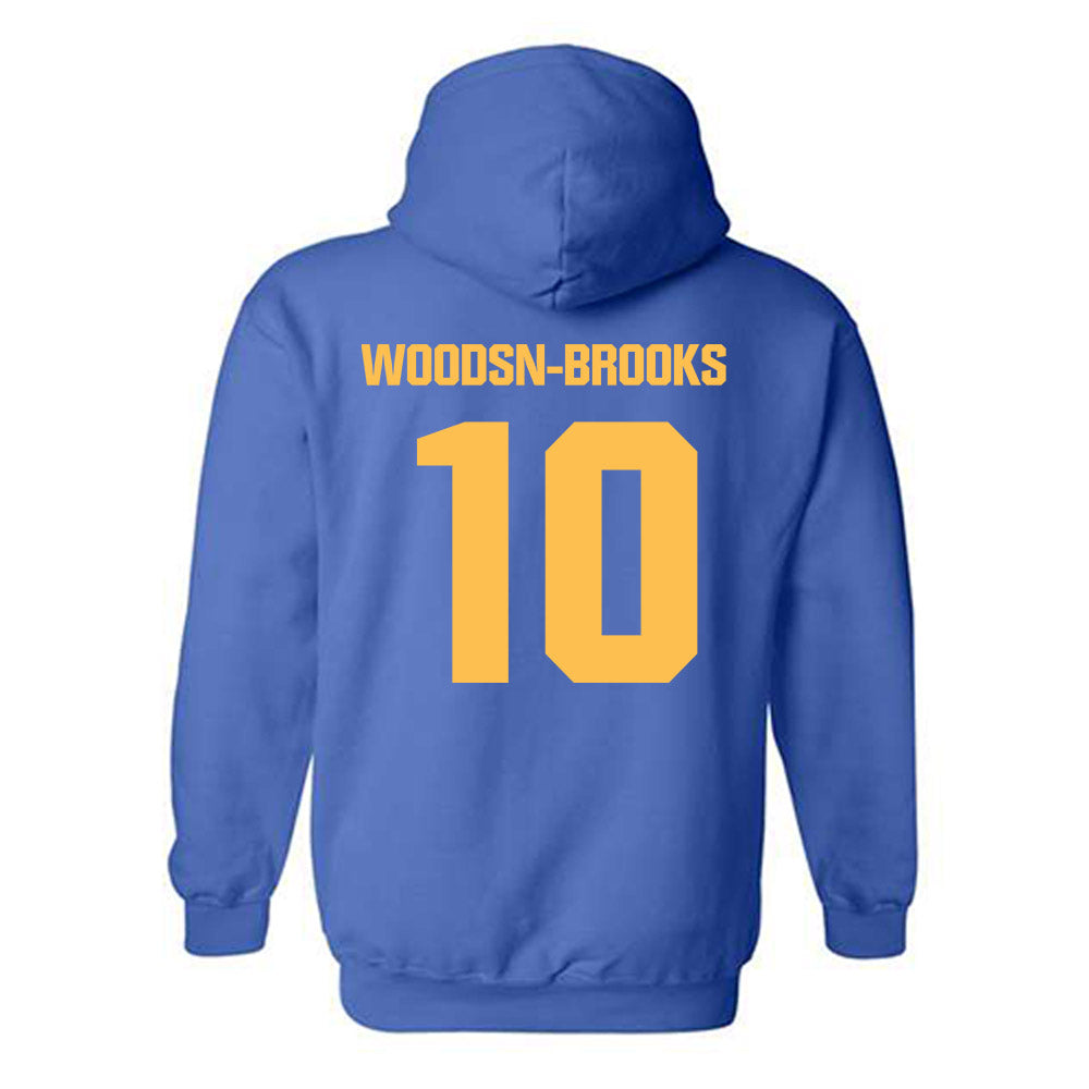 Morgan State - NCAA Football : Jianni Woodsn-Brooks - Classic Shersey Hooded Sweatshirt-1