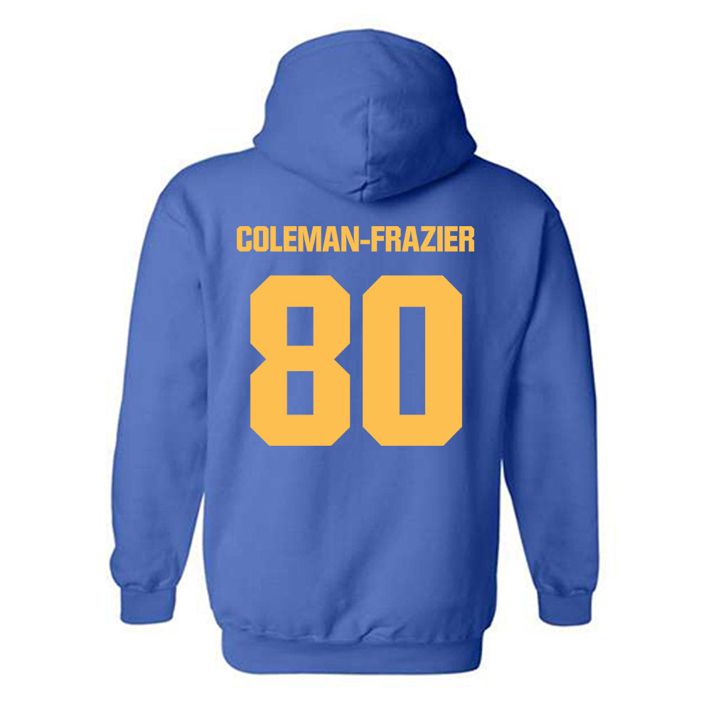 Morgan State - NCAA Football : Zyheem Coleman-Frazier - Classic Shersey Hooded Sweatshirt-1