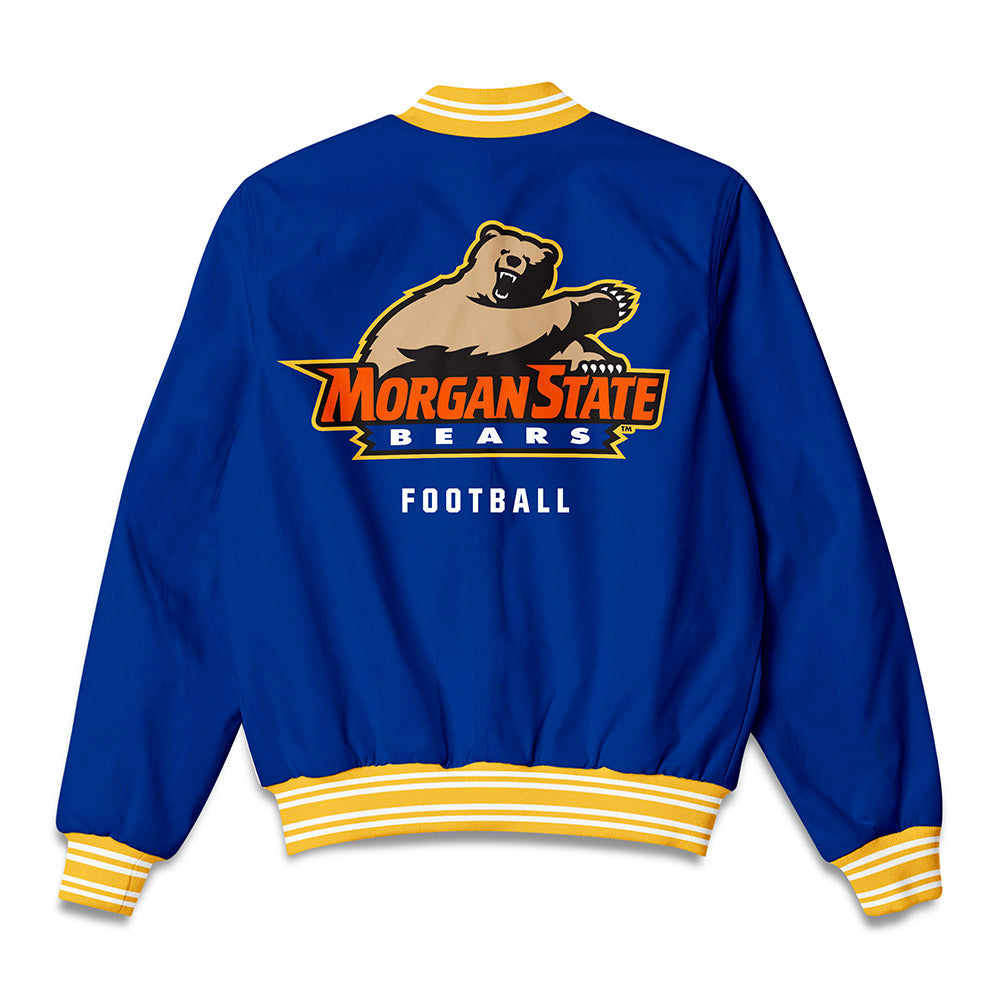 Morgan State - NCAA Football : Camron Jones - Bomber Jacket-1