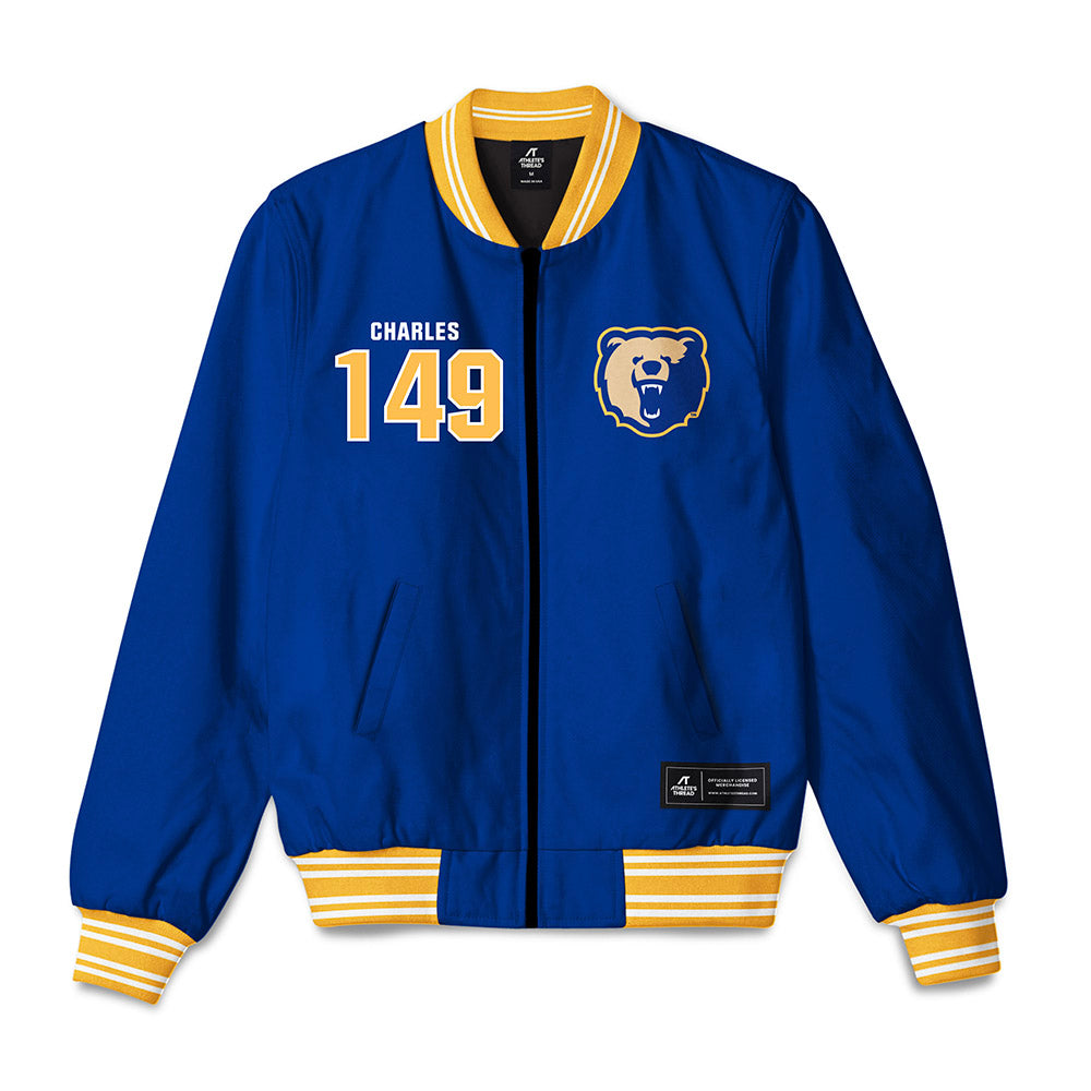 Morgan State - NCAA Wrestling : Yannis Charles - Bomber Jacket-0