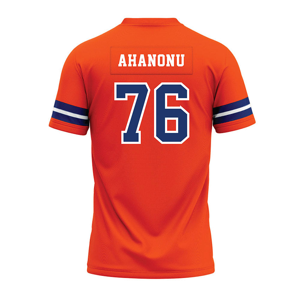 Morgan State - NCAA Football : Daniel Ahanonu - Orange Premium Football Jersey-1