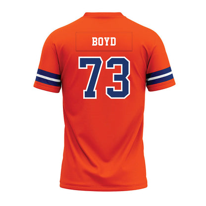 Morgan State - NCAA Football : Kris Boyd - Orange Premium Football Jersey-1
