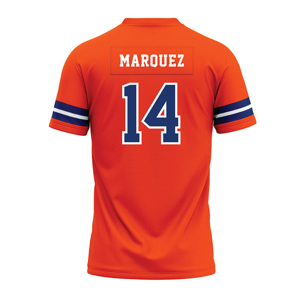 Morgan State - NCAA Football : Elijah Marquez - Orange Premium Football Jersey-1
