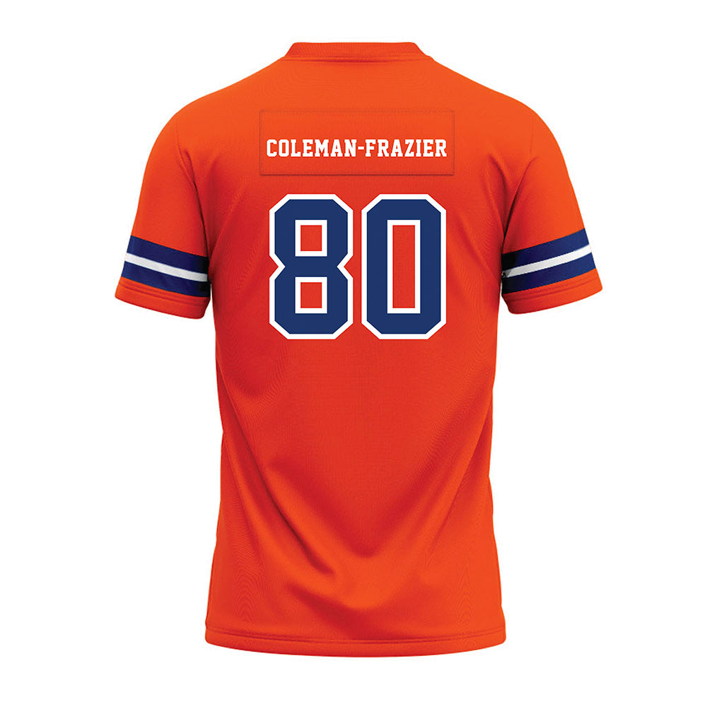 Morgan State - NCAA Football : Zyheem Coleman-Frazier - Orange Premium Football Jersey-1