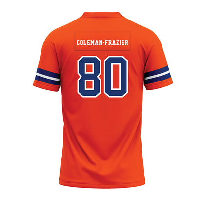 Morgan State - NCAA Football : Zyheem Coleman-Frazier - Orange Premium Football Jersey-1