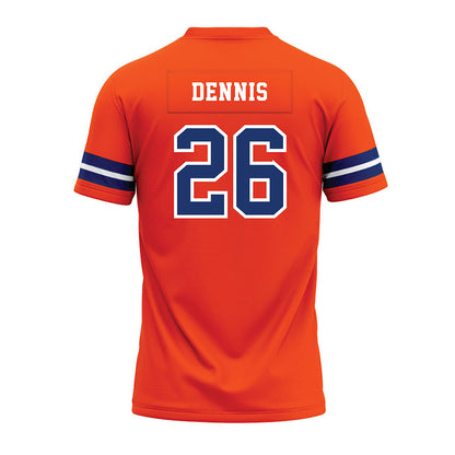 Morgan State - NCAA Football : Dae’Jeaun Dennis - Orange Premium Football Jersey-1