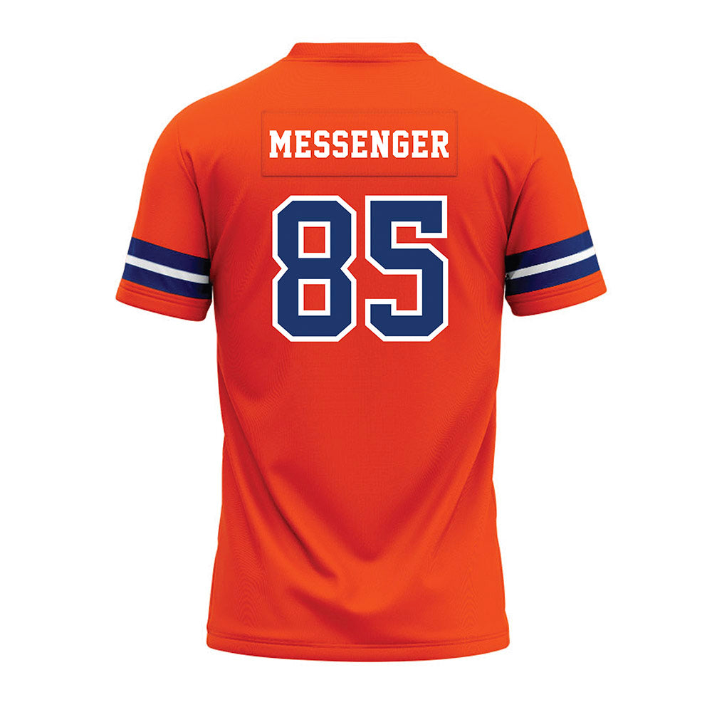Morgan State - NCAA Football : Shane Messenger - Orange Premium Football Jersey-1