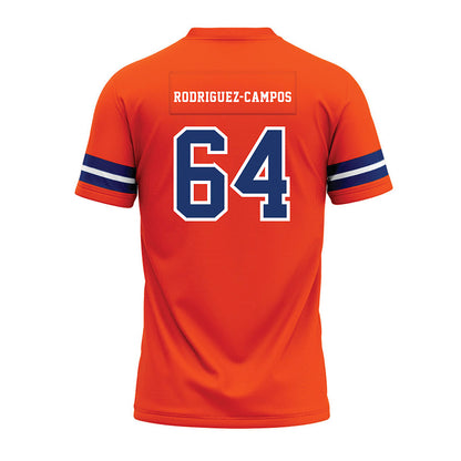 Morgan State - NCAA Football : Uriel Rodriguez-Campos - Orange Premium Football Jersey-1