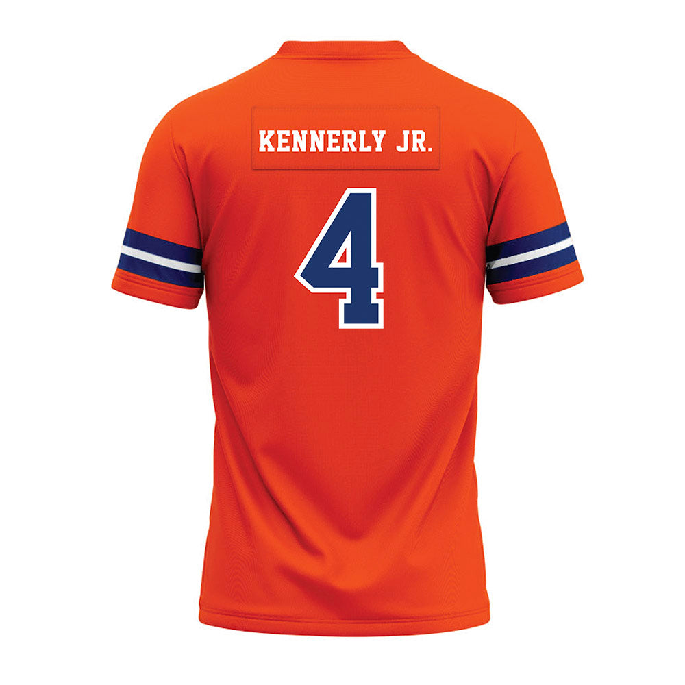 Morgan State - NCAA Football : Joseph Kennerly Jr. - Orange Premium Football Jersey-1