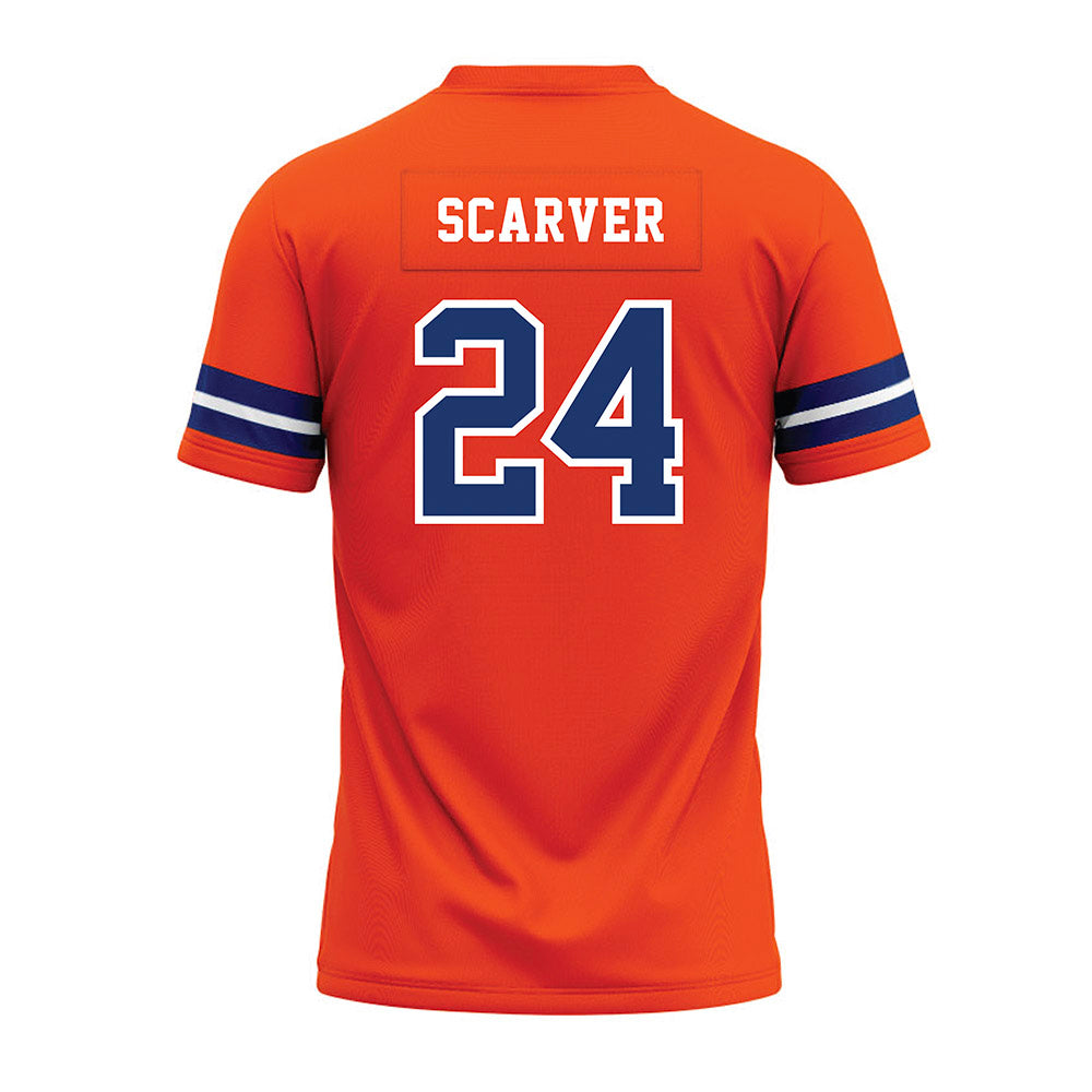 Morgan State - NCAA Football : Jalen Scarver - Orange Premium Football Jersey-1