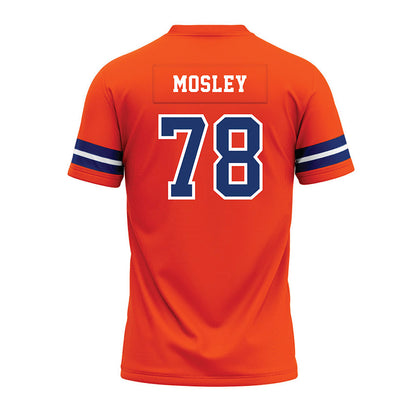 Morgan State - NCAA Football : Darius Mosley - Orange Premium Football Jersey-1