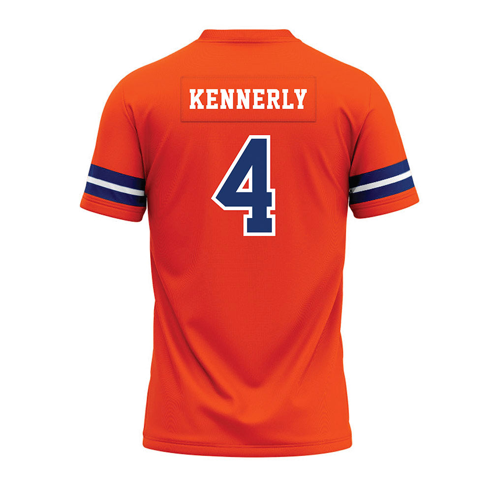 Morgan State - NCAA Football : Joseph Kennerly - Orange Premium Football Jersey-1