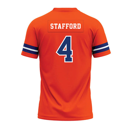 Morgan State - NCAA Football : Kimani Stafford - Orange Premium Football Jersey-1