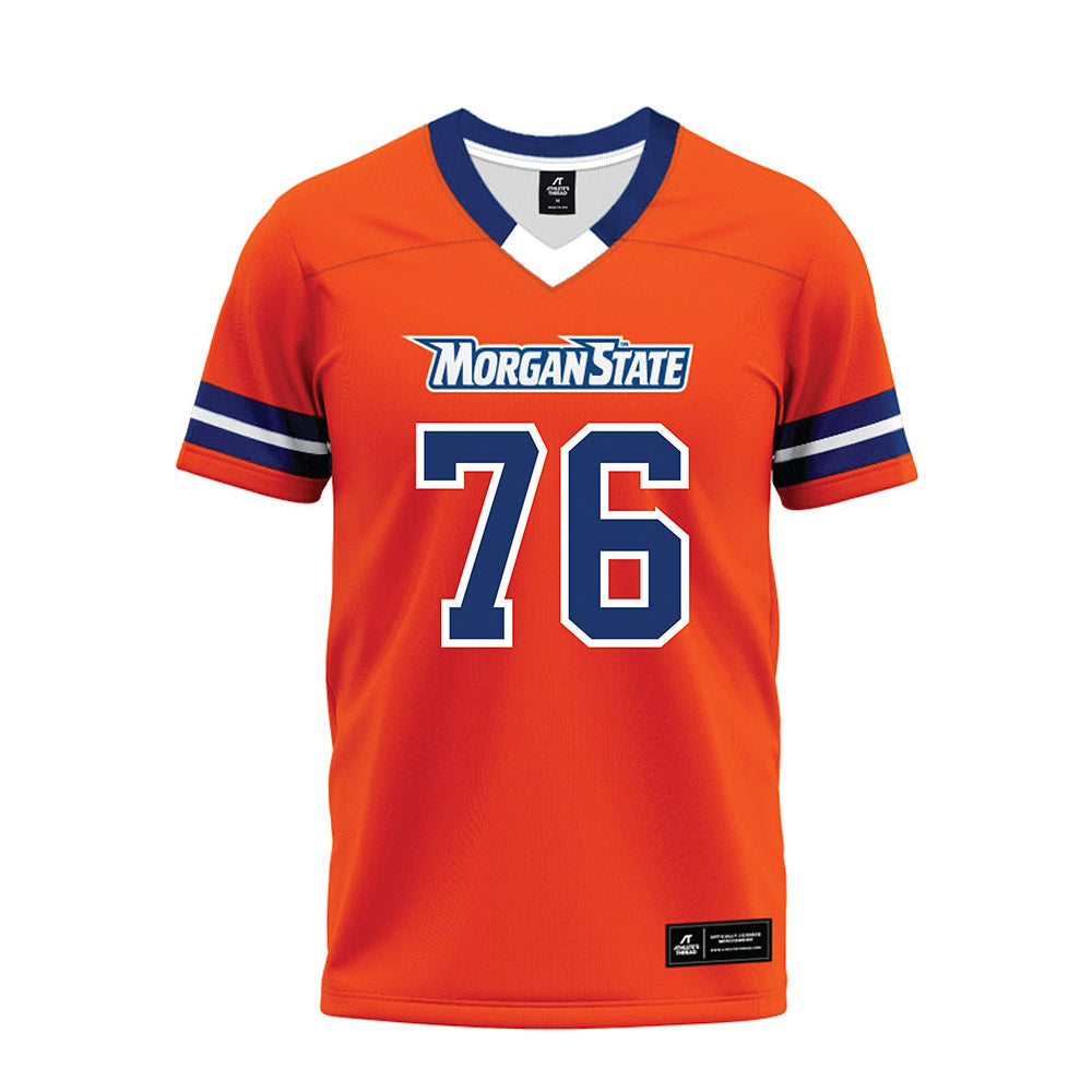 Morgan State - NCAA Football : DaJour Dixon - Orange Premium Football Jersey-0